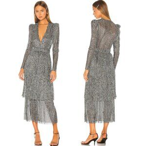 Sabina Musayev Carry Dress in Multicolor Silver